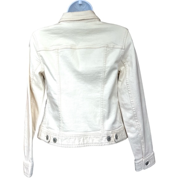 SzP Talbots White Denim Jean Jacket - Picture 5 of 6